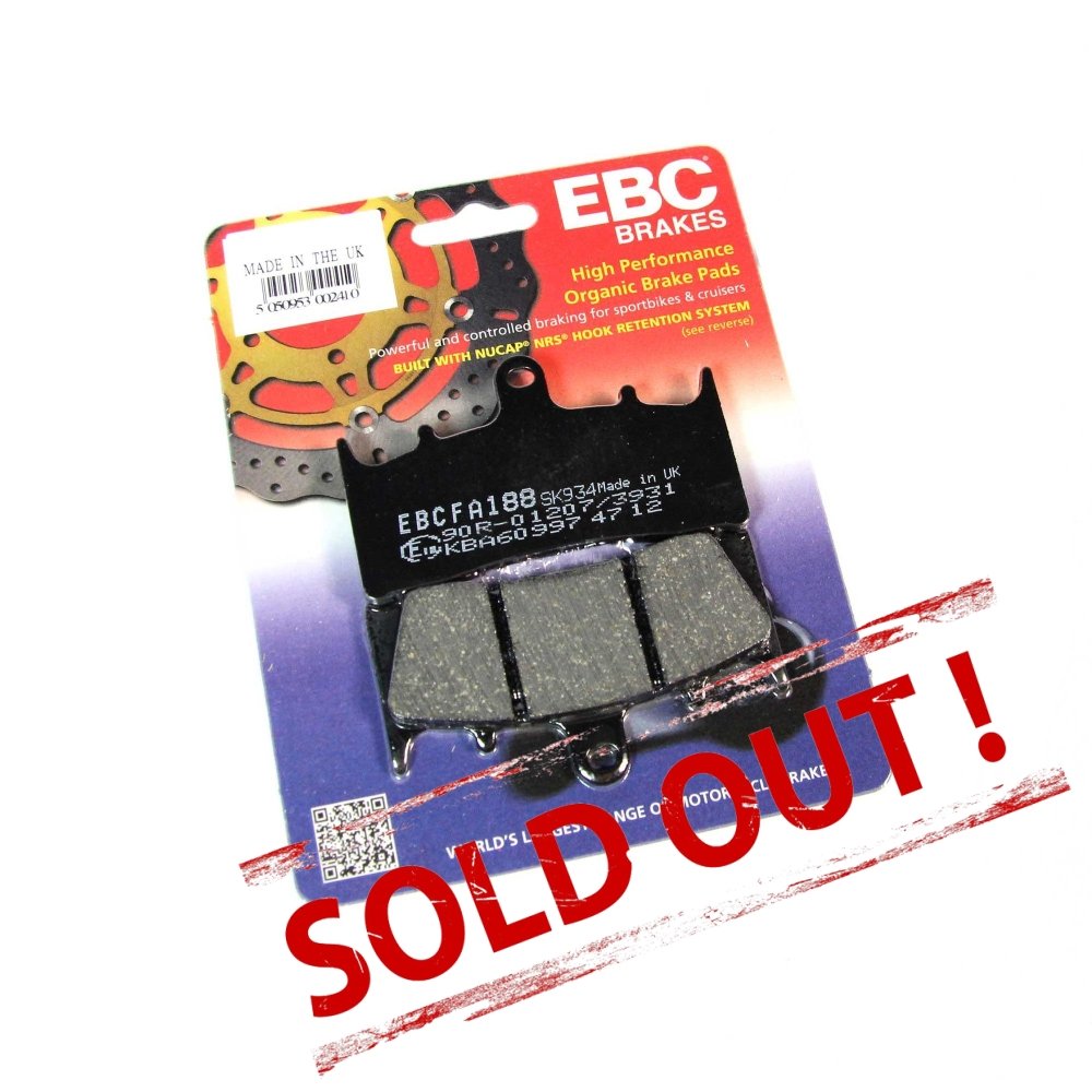 Передние тормозные колодки EBC Organic FA