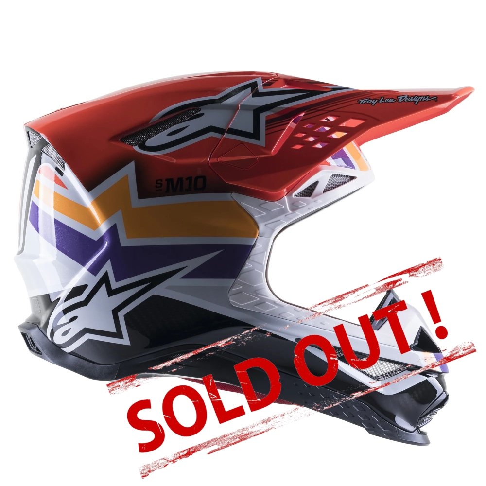 Supertech M10 TLD Edition 23 Helmet Firestarter Red