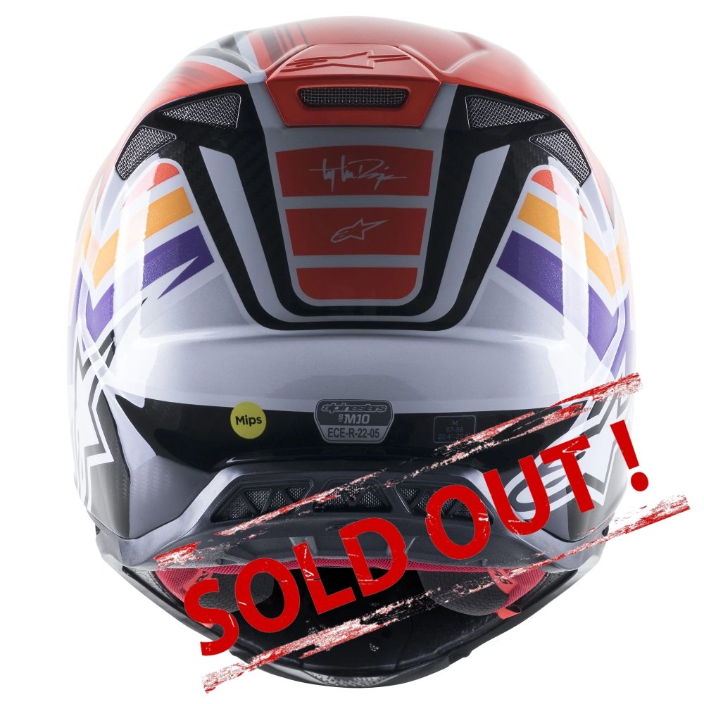 Supertech M10 TLD Edition 23 Helmet Firestarter Red