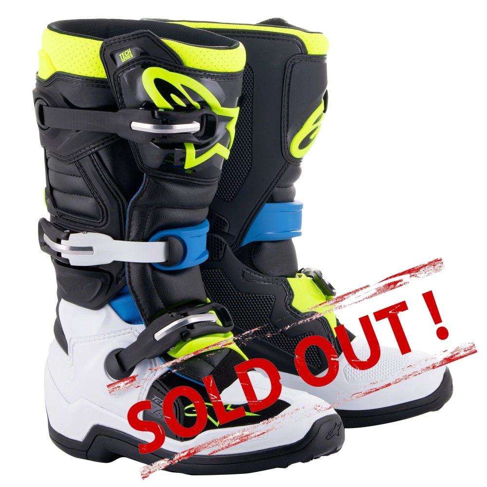 Youth Tech 7S Boots Yellow Fluo