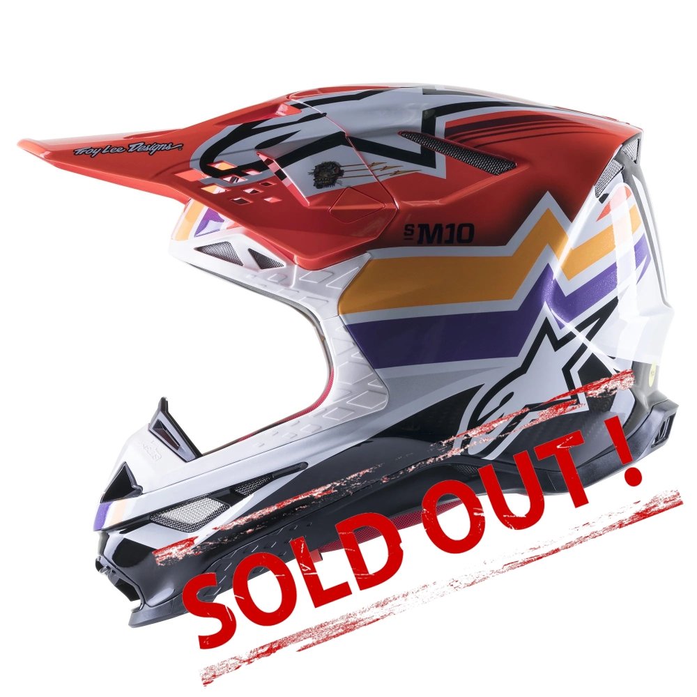 Supertech M10 TLD Edition 23 Helmet Firestarter Red